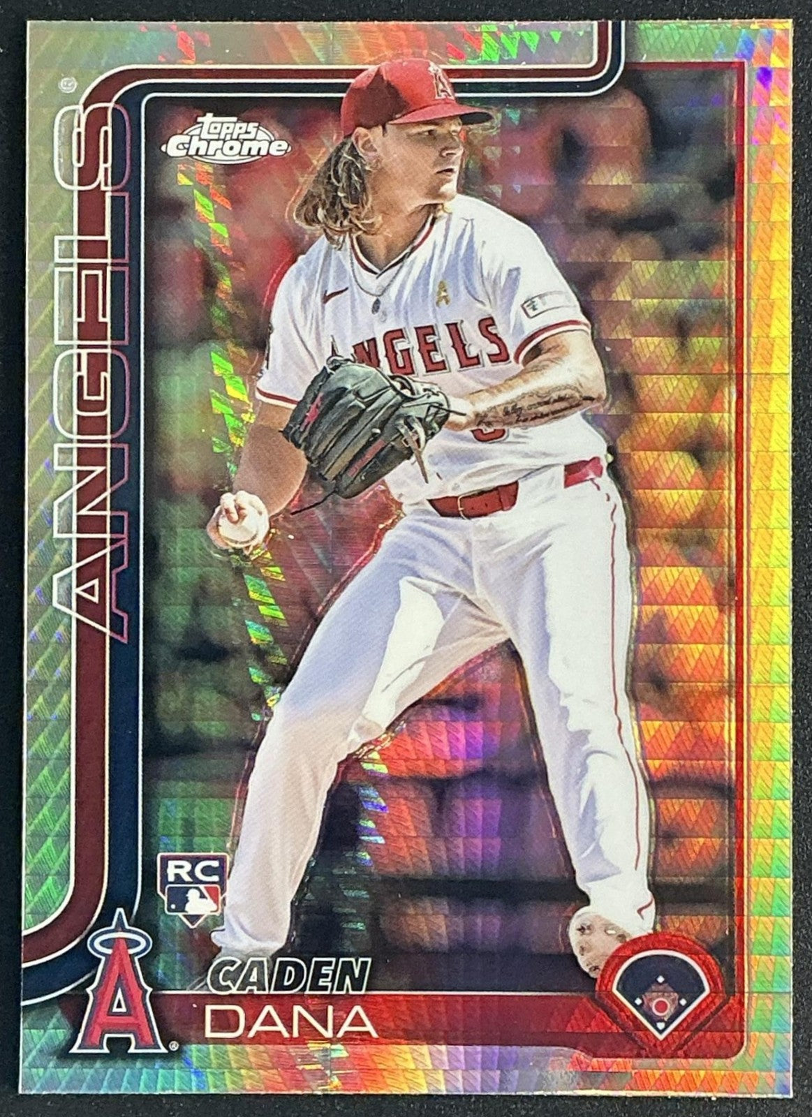 CADEN DANA 2025 TOPPS CHROME #245 PRISM REFRACTOR RC