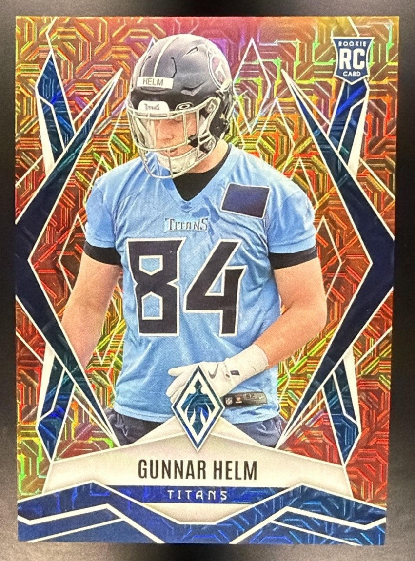 2025 Panini Phoenix Factory Set Gunnar Helm #246 Rookies Fireburst /350 RC