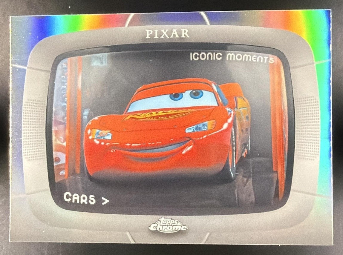 SPEED, I AM SPEED 2026 TOPPS CHROME DISNEY #IM-13 ICONIC MOMENTS CARS