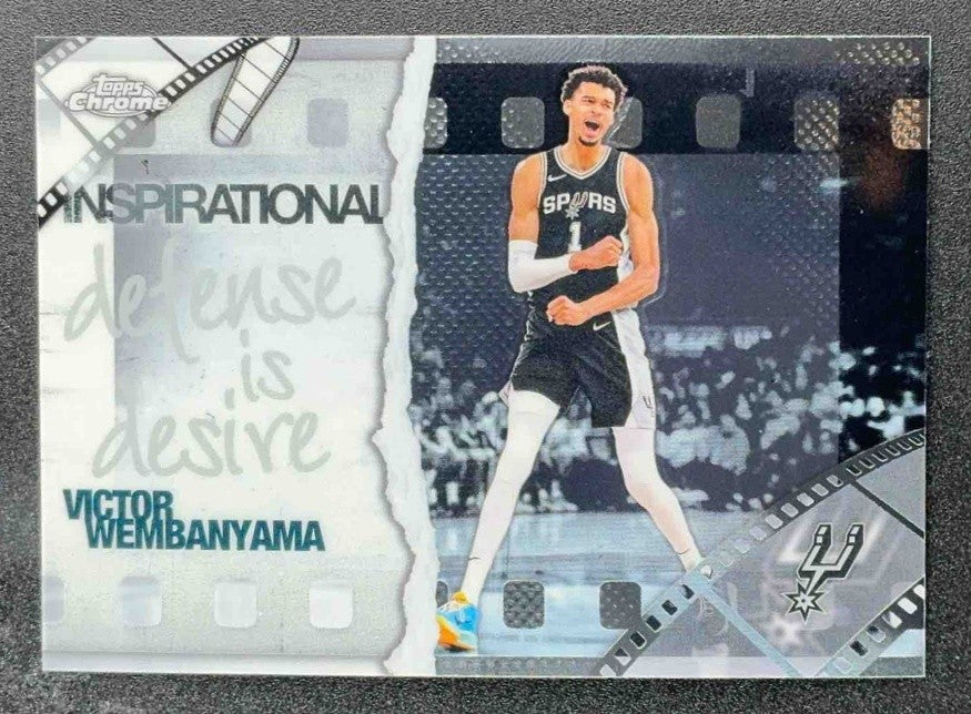 VICTOR WEMBANYAMA 2025-26 TOPPS CHROME #IP-6 INSPIRATIONAL SPURS