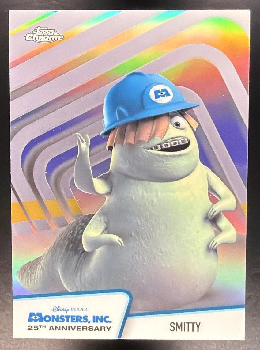 SMITTY 2026 TOPPS CHROME DISNEY #MI-8 MONSTERS, INC. 25TH ANNIVERSARY