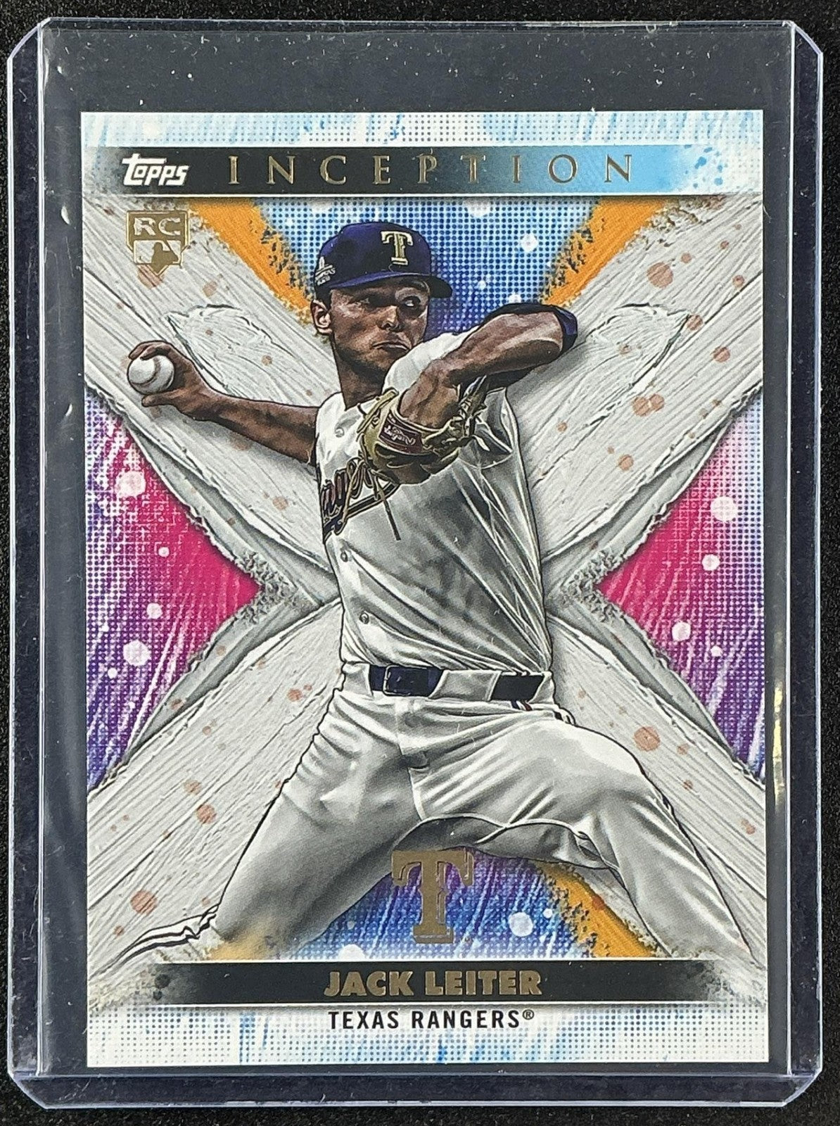 JACK LEITER 2024 TOPPS INCEPTION #106 SHORT PRINTS RC RANGERS