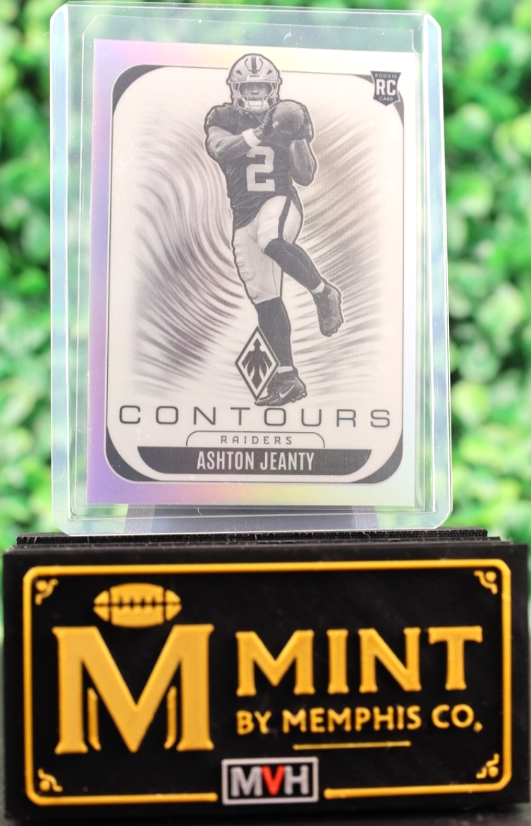 ASHTON JEANTY 2025 PANINI PHOENIX CONTOURS #17 SILVER RC RAIDERS