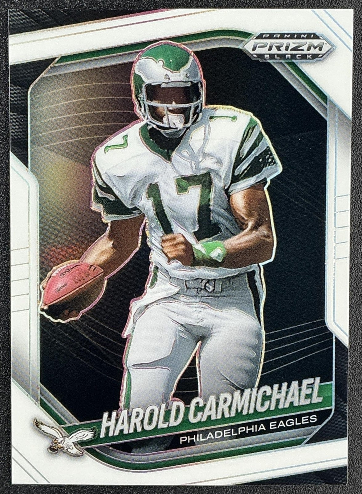 HAROLD CARMICHAEL 2025 PANINI PRIZM BLACK #116 WHITE 83/175 EAGLES