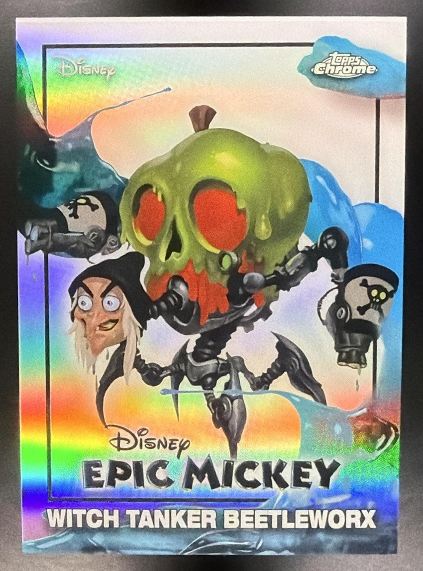 WITCH TANKER BEETLEWORX 2026 TOPPS DISNEY NEON #EM-7 EPIC MICKEY