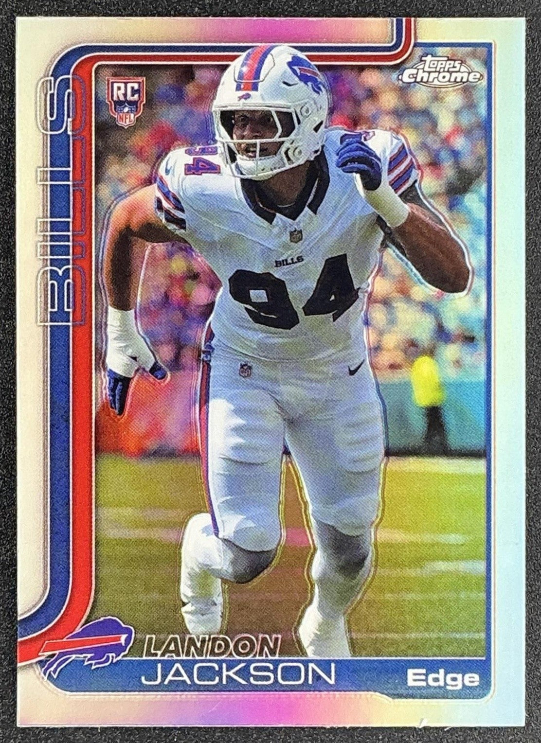 LANDON JACKSON 2025 TOPPS CHROME #358 ROOKIE REFRACTOR RC BILLS