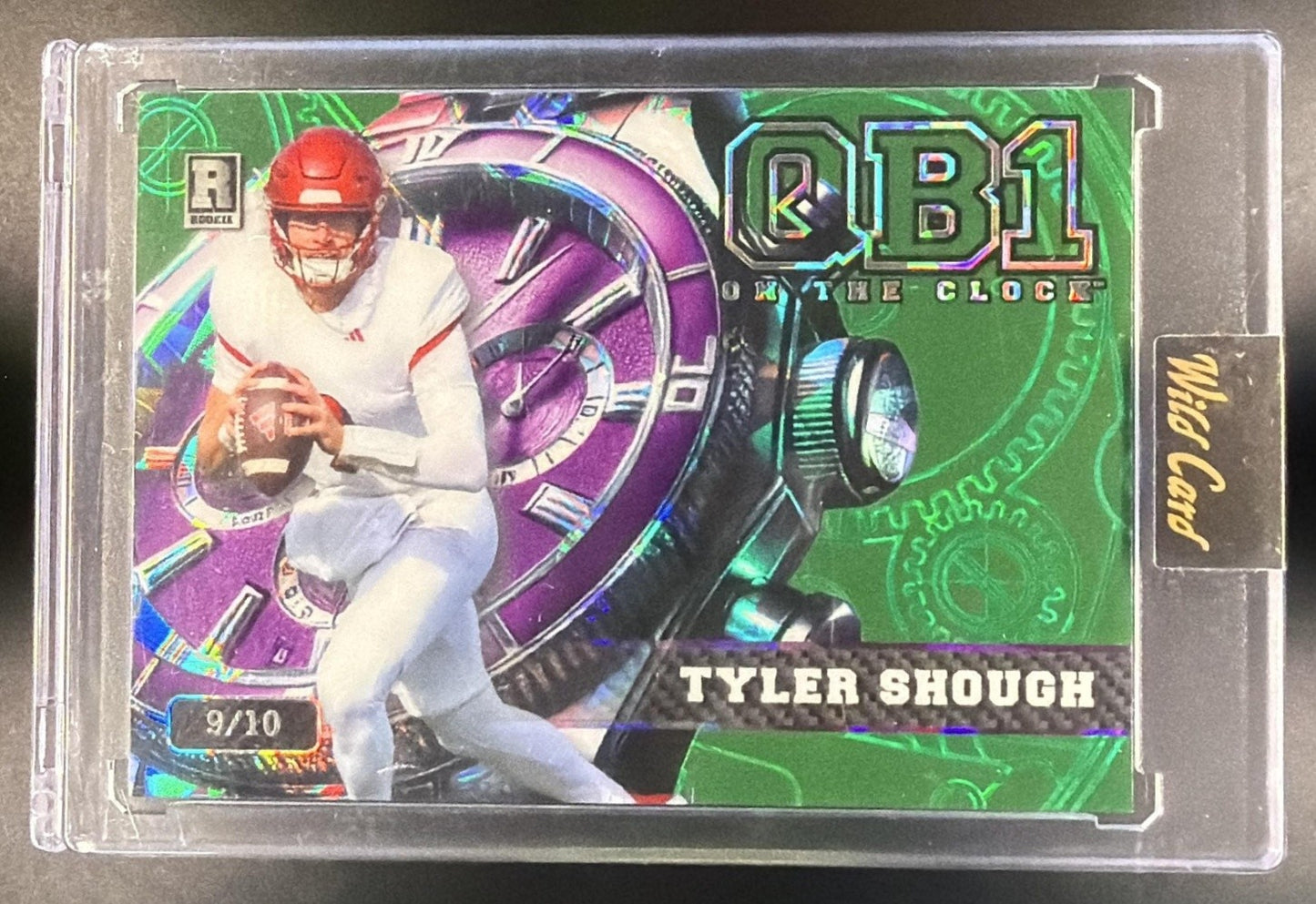 2024 Wild Card QB1 On the Clock Breakers Brick Tyler Shough #OCW-GN-TS1 /10