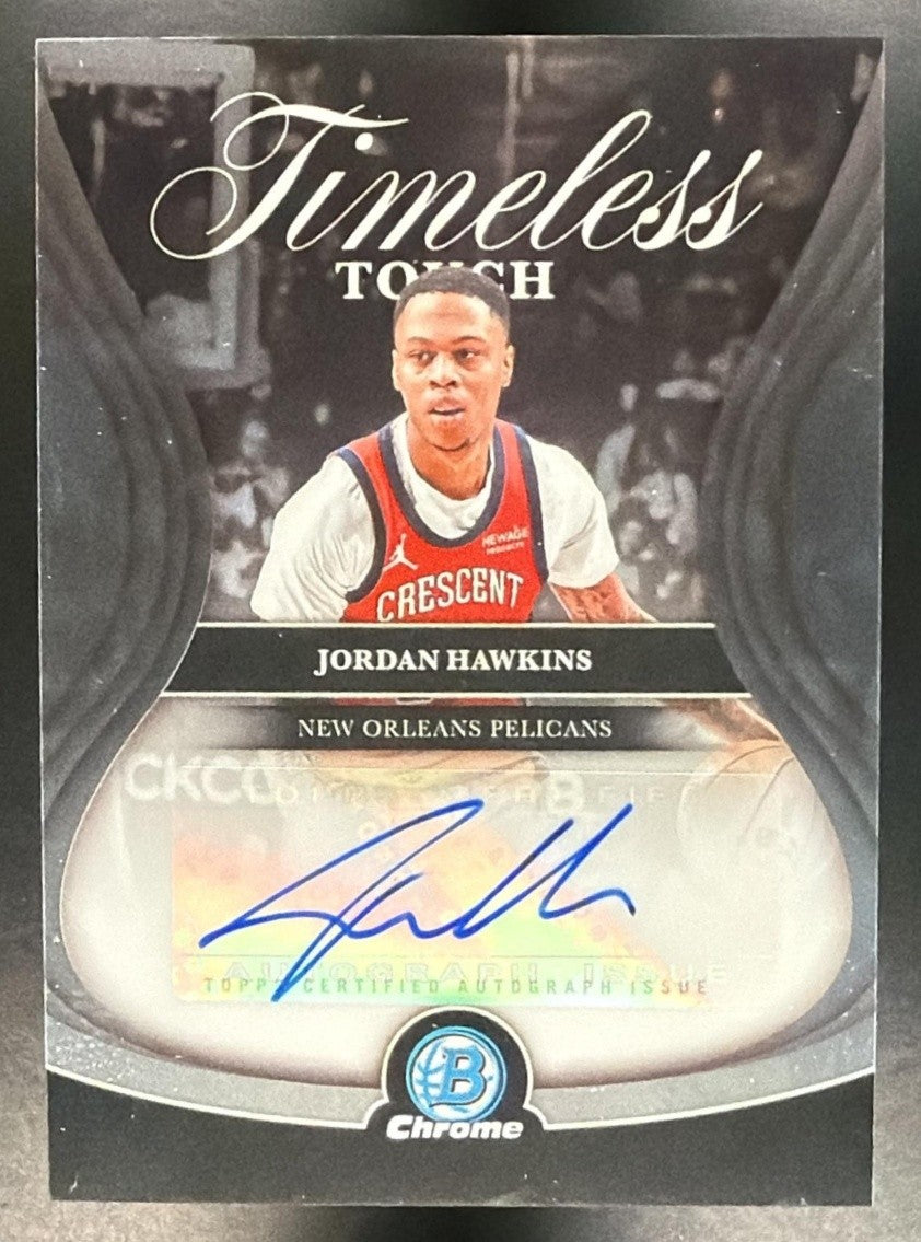 2025 Bowman Jordan Hawkins #TTA-JH Timeless Touch Signatures Chrome Auto
