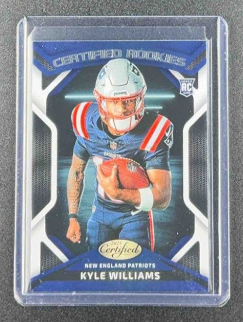 KYLE WILLIAMS 2025 PANINI CERTIFIED #CRK-KWS ROOKIES RC PATRIOTS