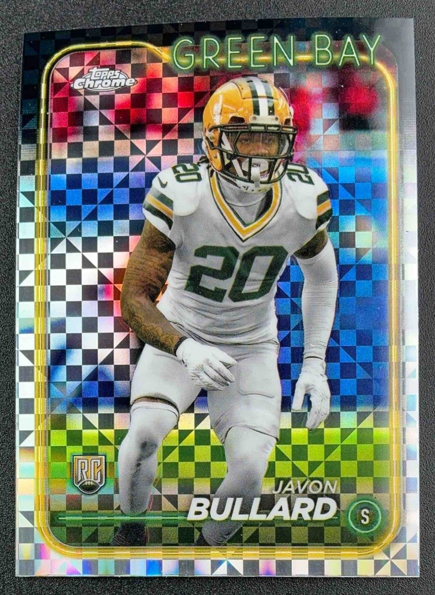 JAVON BULLARD 2024 TOPPS CHROME #284 X-FRACTOR RC PACKERS