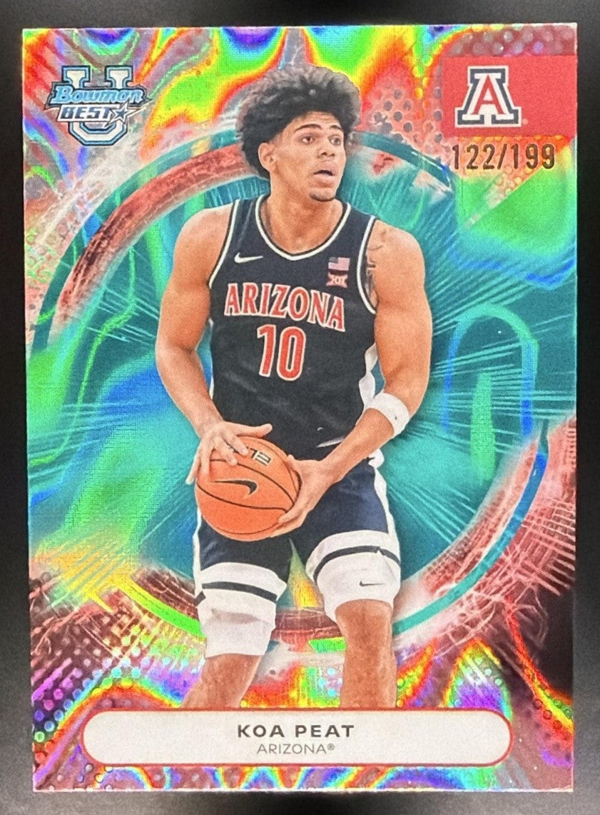 KOA PEAT 2025-26 BOWMAN BEST UNIVERSITY #11 AQUA LAVA REFRACTOR 122/199 WILDCATS