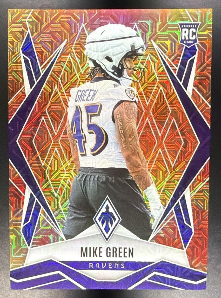 2025 Panini Phoenix Factory Set Mike Green #216 Rookies Fireburst /350 RC