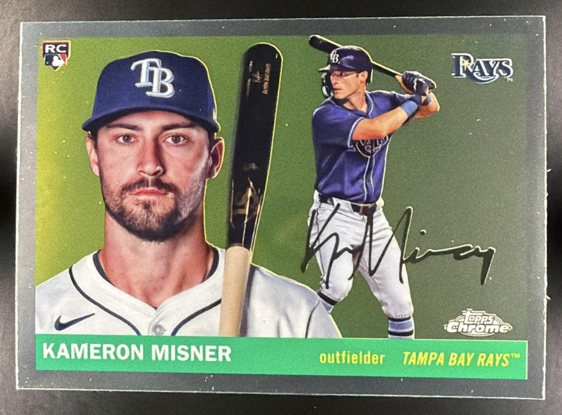 KAMERON MISNER 2025 TOPPS CHROME PLATINUM ANNIVERSARY #215 RC RAYS