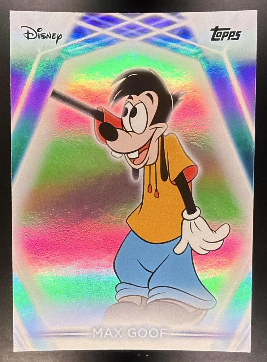 MAX GOOF 2026 TOPPS DISNEY NEON #105 RAINBOW FOIL A GOOFY MOVIE