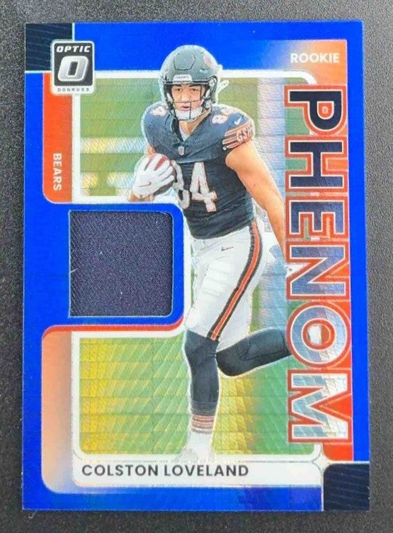 2025 PANINI DONRUSS OPTIC COLSTON LOVELAND ROOKIE PHENOMS BLUE HYPER PRIZM RC