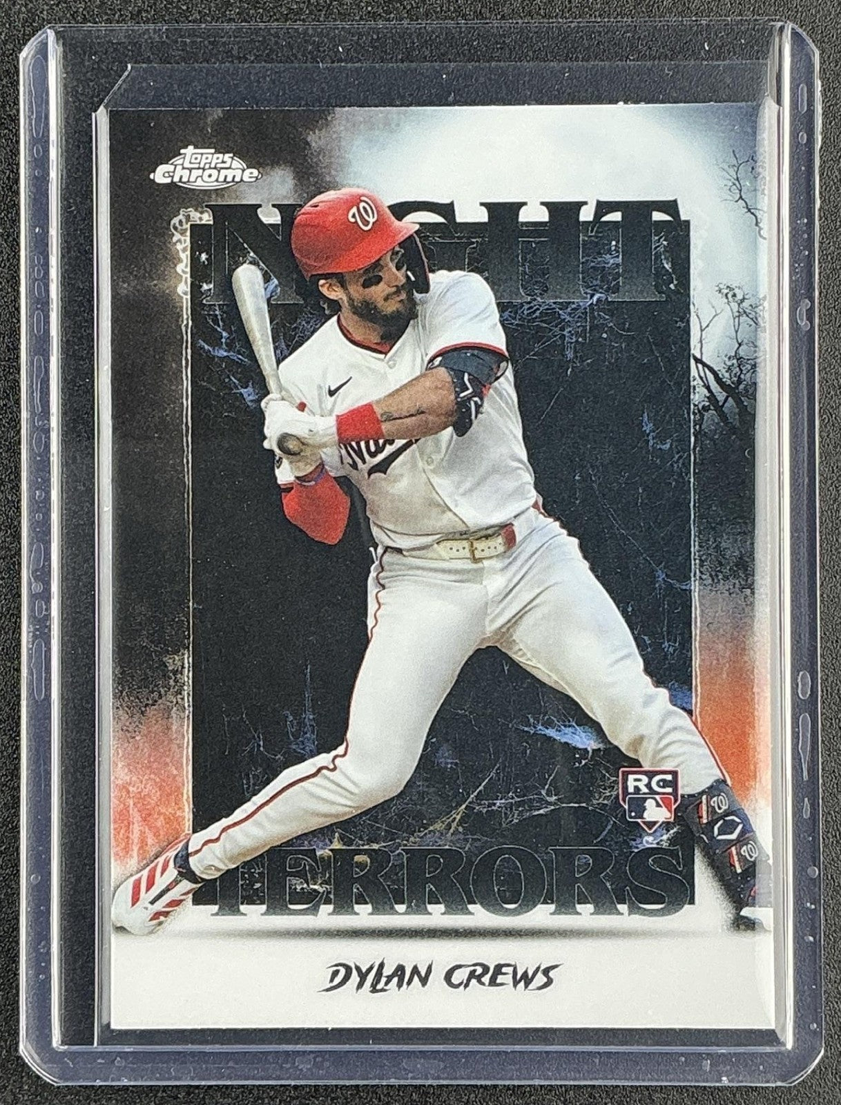 DYLAN CREWS 2025 TOPPS CHROME UPDATE #NT-13 NIGHT TERRORS RC NATIONALS