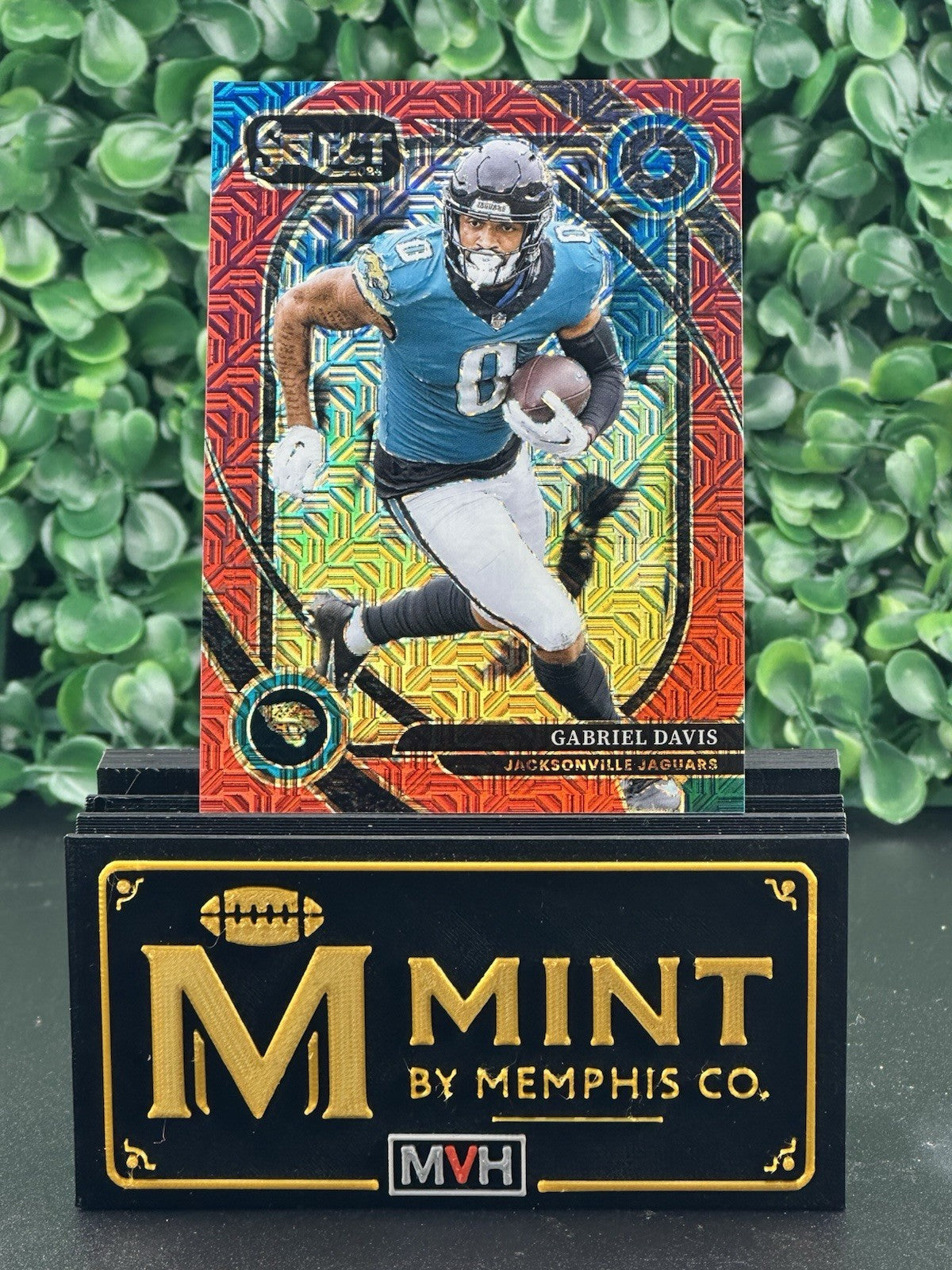 GABRIEL DAVIS 2024 PANINI SELECT CLUB LEVEL RED PRIZM /49 #257 JAGUARS SP