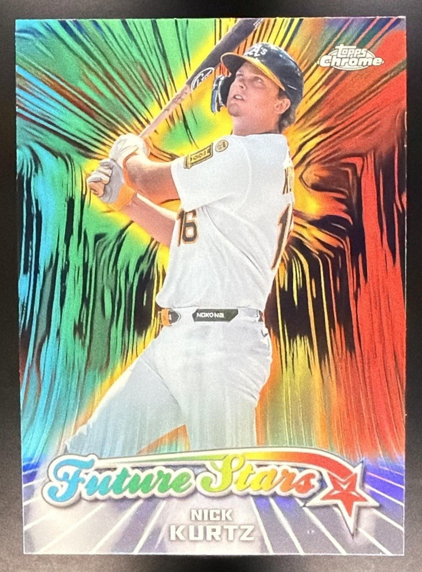 NICK KURTZ 2026 TOPPS CHROME #FS-5 FUTURE STARS ATHLETICS