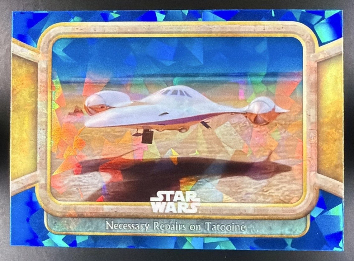 2024 Topps Chrome Sapphire Star Wars Necessary Repairs on Tatooine #28
