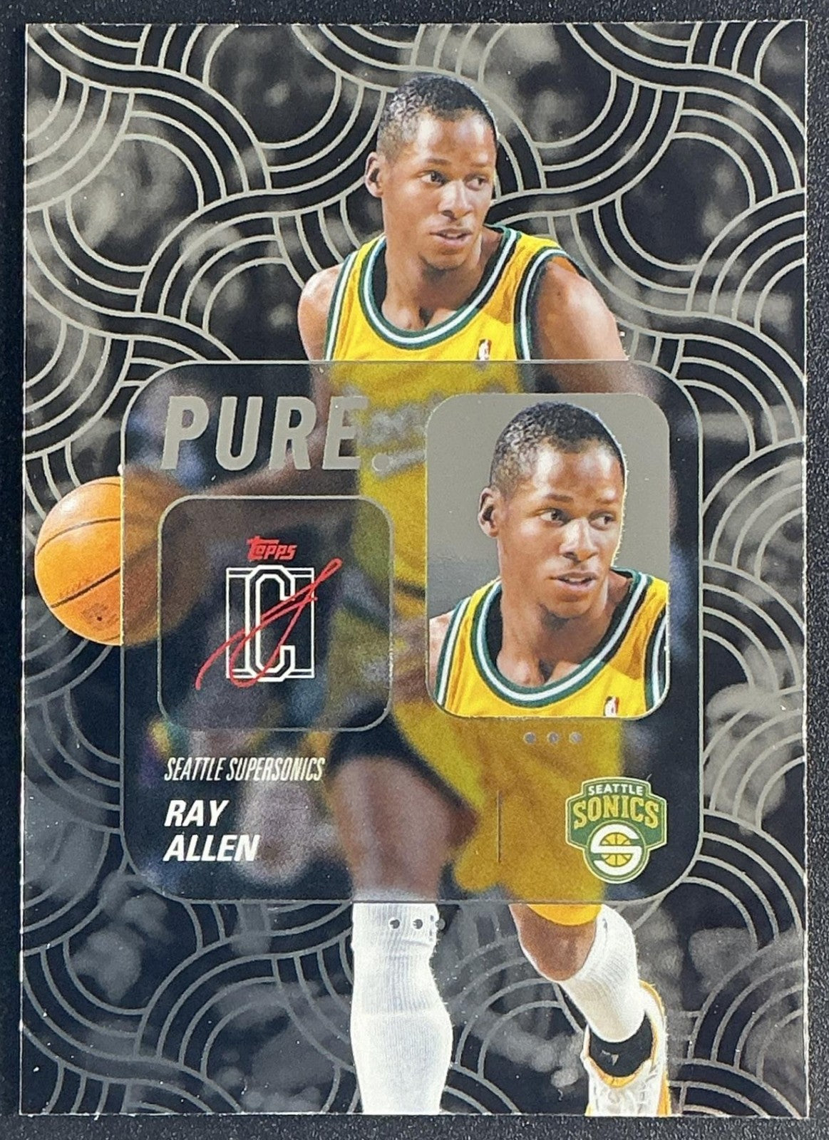 RAY ALLEN 2025-26 TOPPS SIGNATURE CLASS #PU-15 PURE SUPERSONICS
