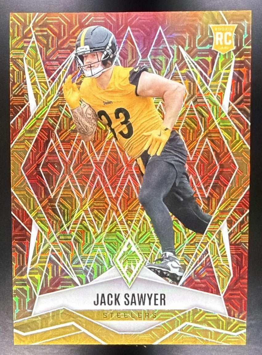 2025 Panini Phoenix Factory Set Jack Sawyer #233 Rookies Fireburst /350 RC