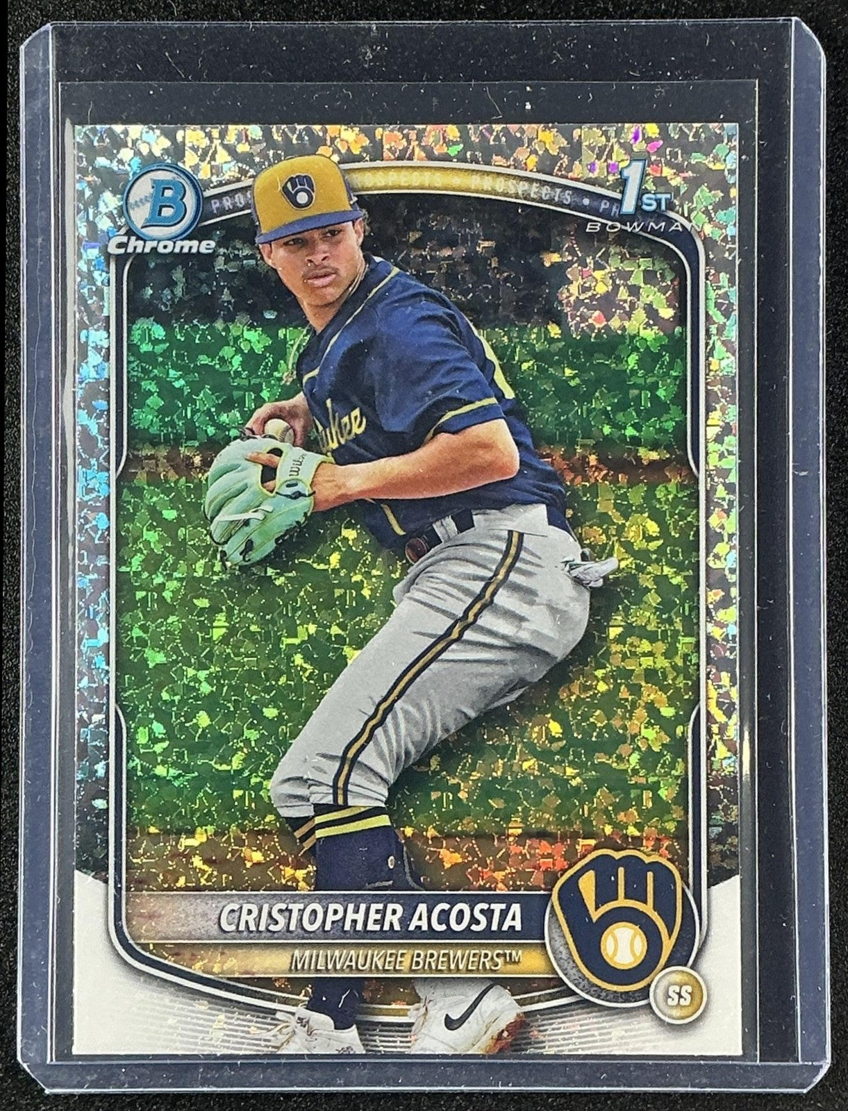 2025 Bowman Chrome Cristopher Acosta #BCP-176 Mini Diamond Refractor 1st