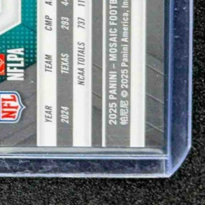 2025 Panini Mosaic Quinn Ewers #308 Rookies Silver Knight Prizm /149 RC