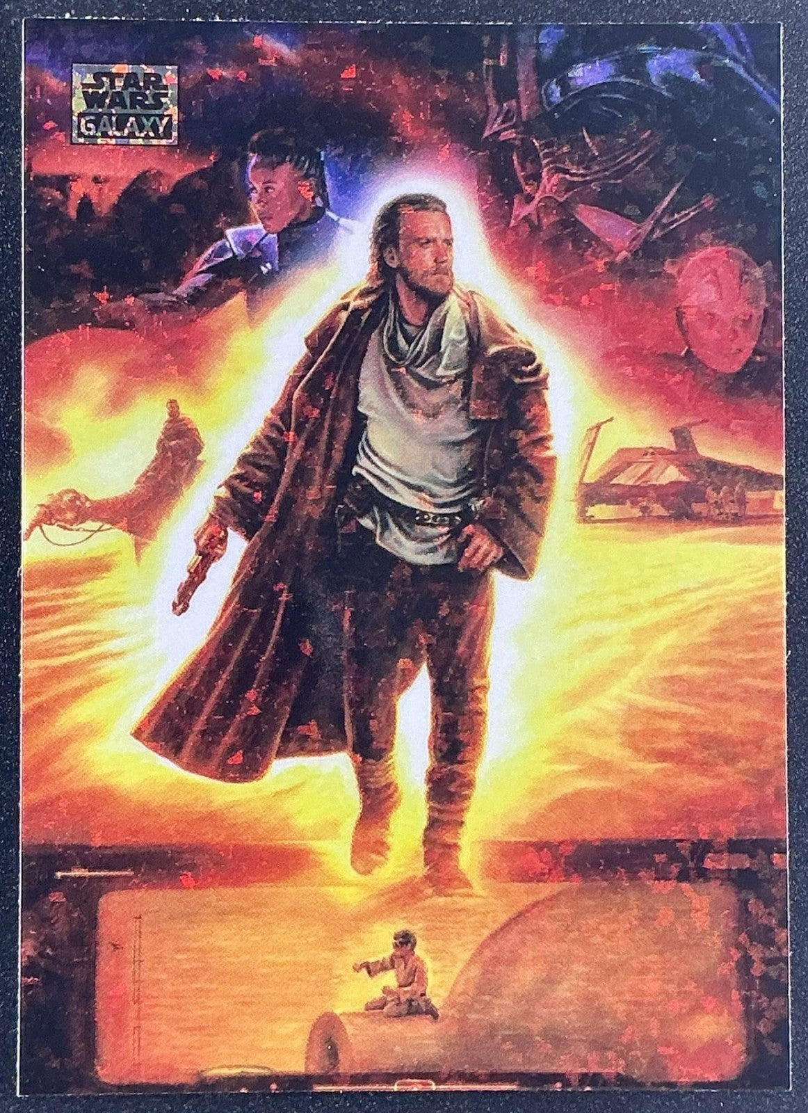 PROTECTING HOPE 2025 TOPPS CHROME STAR WARS GALAXY #11 MINI-DIAMOND REFRACTOR