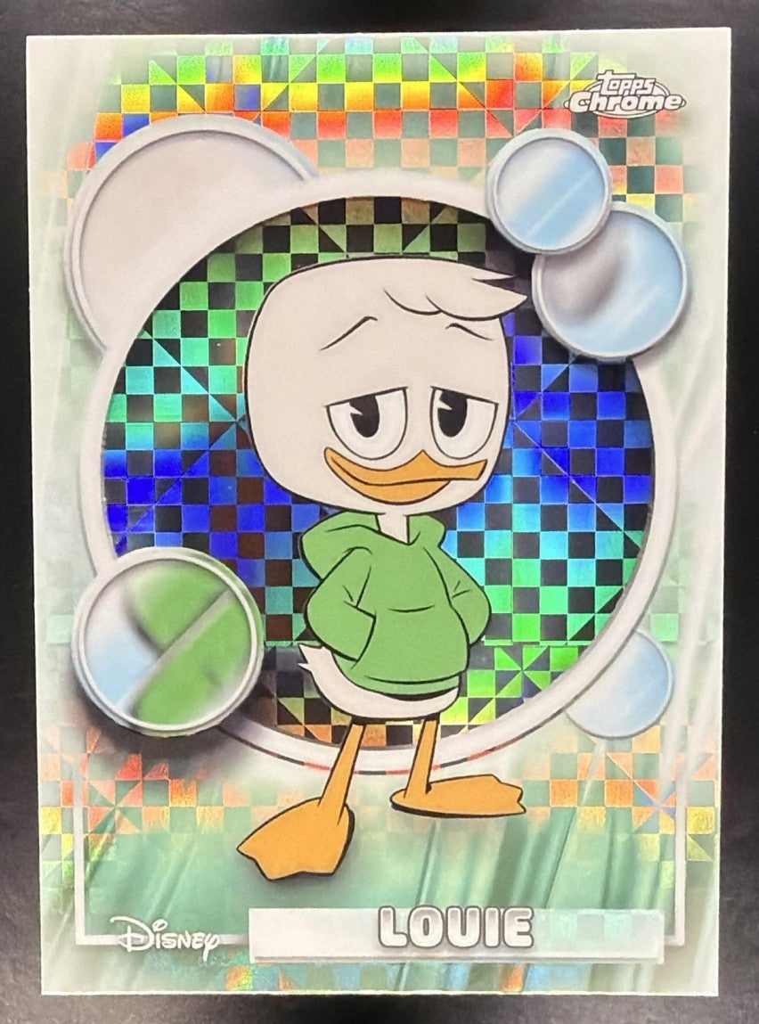 LOUIE 2026 TOPPS CHROME DISNEY #121 X-FRACTOR DUCKTALES