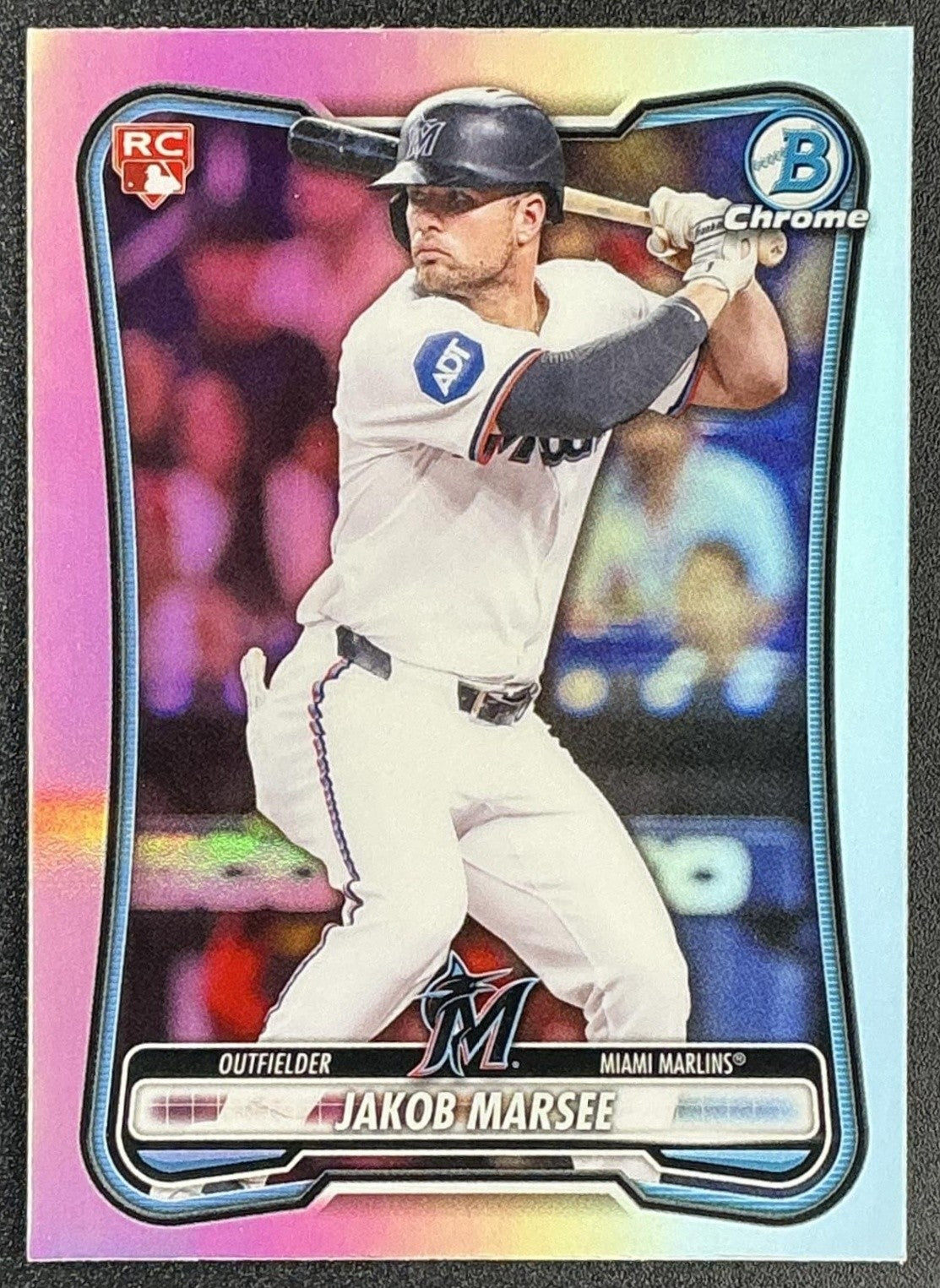 JAKOB MARSEE 2026 BOWMAN #86 CHROME ROOKIE RED RC VARIATION MARLINS