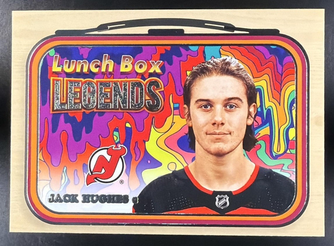 JACK HUGHES 2022-23 UPPER DECK #LB-25 LUNCH BOX LEGENDS DEVILS