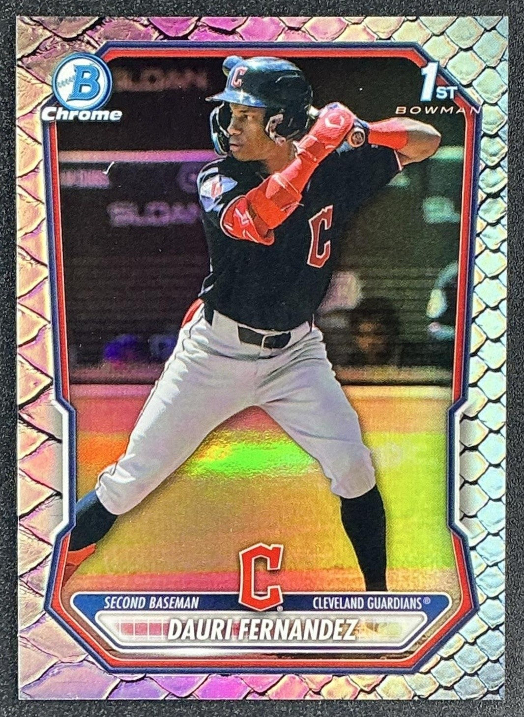 2026 Bowman Dauri Fernandez #BCP-116 Chrome Reptilian Refractor 1st Prospect