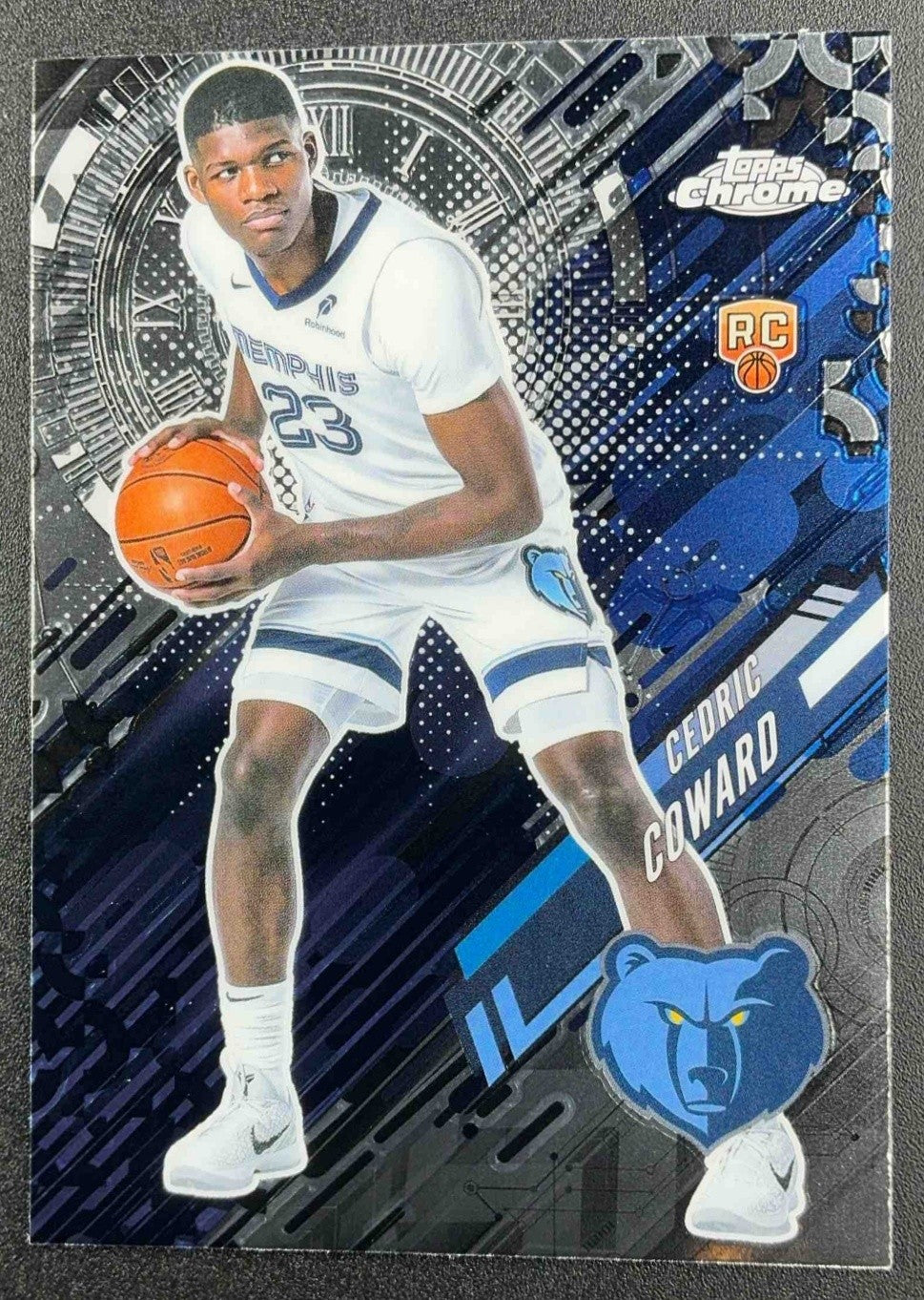 CEDRIC COWARD 2025-26 TOPPS CHROME #GT-24 GO TIME RC GRIZZLIES