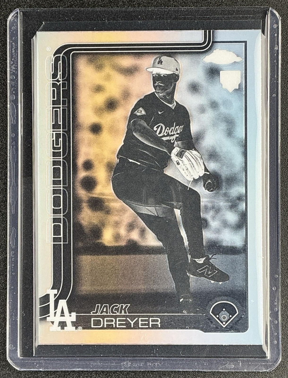JACK DREYER 2025 TOPPS CHROME UPDATE #USC39 NEGATIVE REFRACTOR RC DODGERS