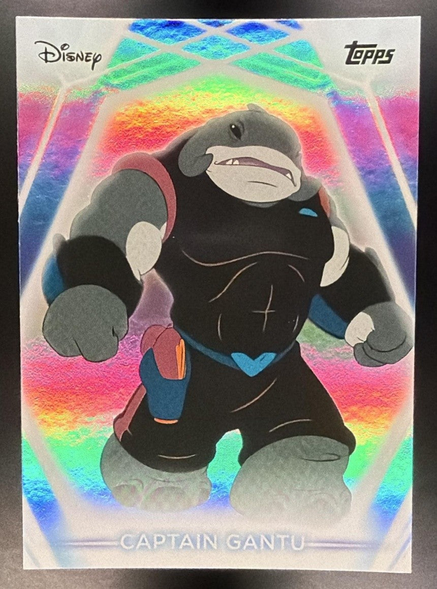 CAPTAIN GANTU 2026 TOPPS DISNEY NEON #18 RAINBOW FOIL LILO & STITCH
