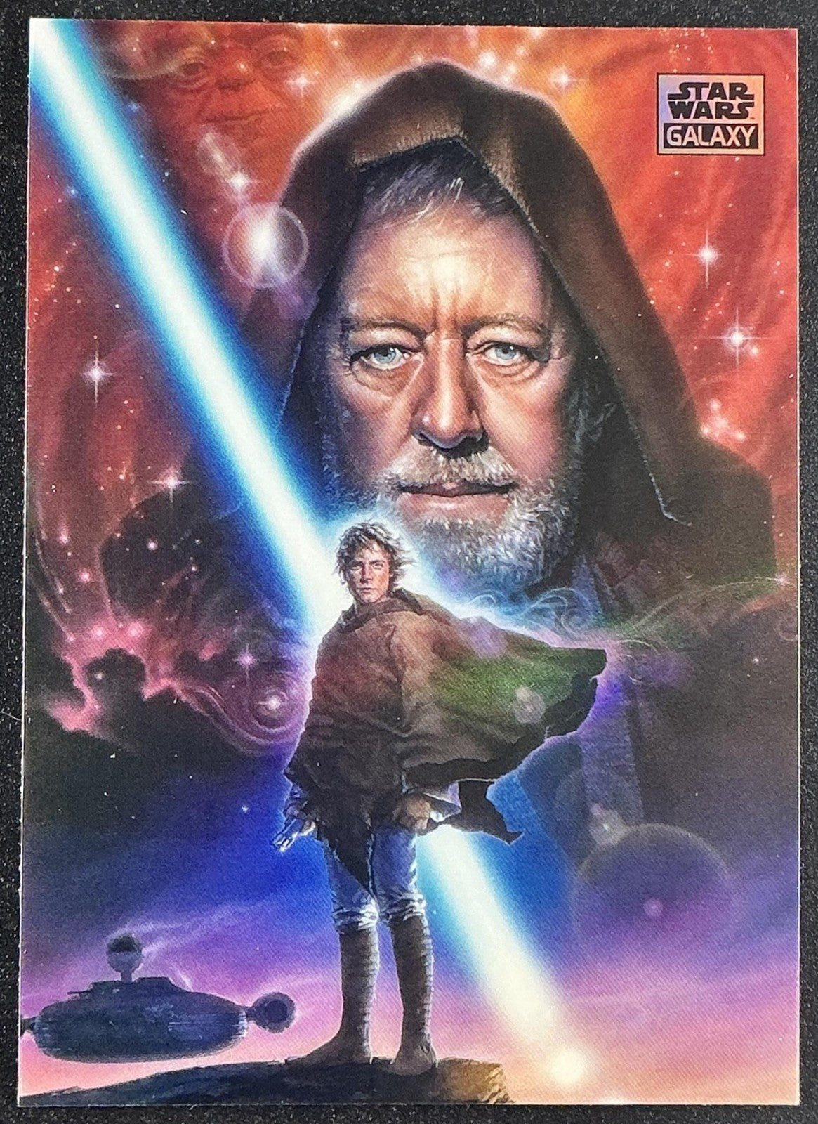 2025 Topps Chrome Star Wars Luke Skywalker and Obi-Wan Kenobi #51 Refractor