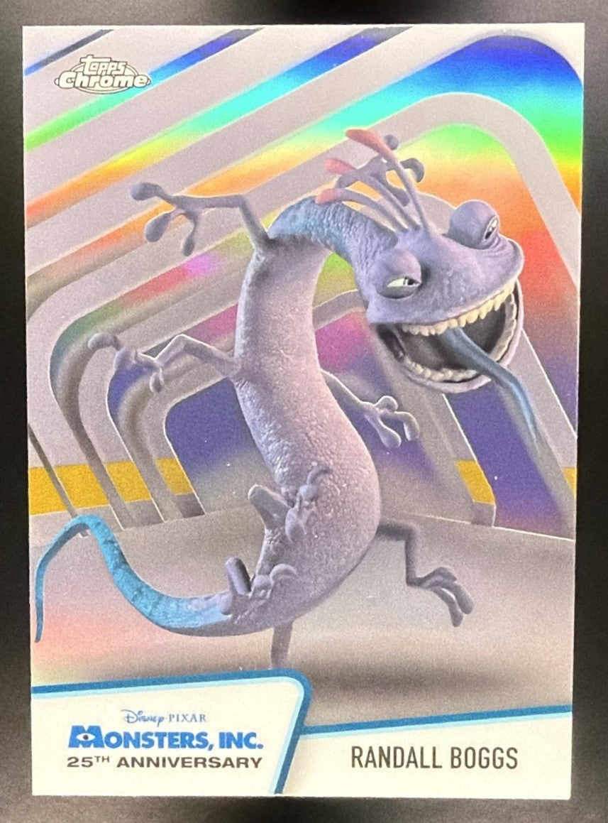 RANDALL BOGGS 2026 TOPPS CHROME DISNEY #MI-10 MONSTERS, INC. 25TH ANNIVERSARY