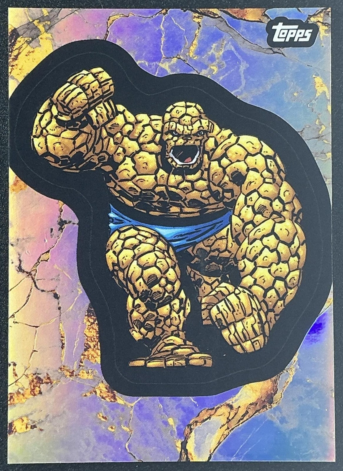 2025 Topps Marvel 1975 Golden Anniversary The Thing #96 Refractor