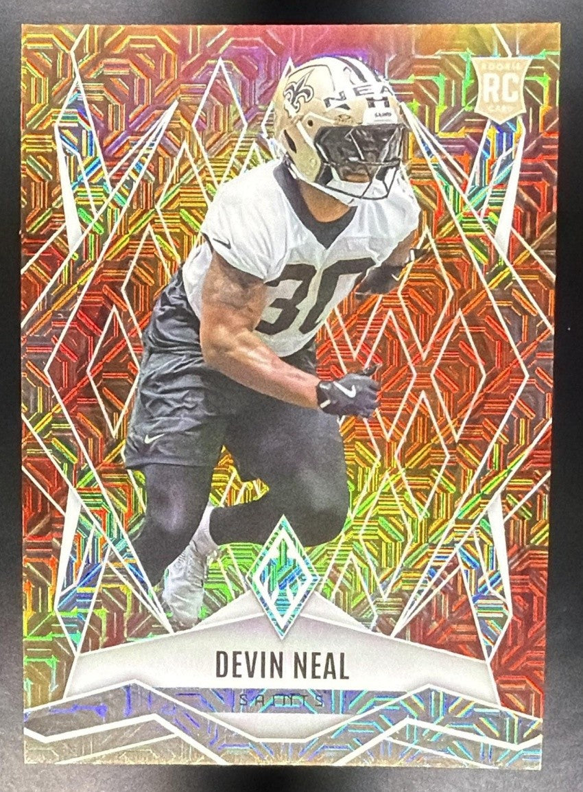 2025 Panini Phoenix Factory Set Devin Neal #207 Rookies Fireburst /350 RC