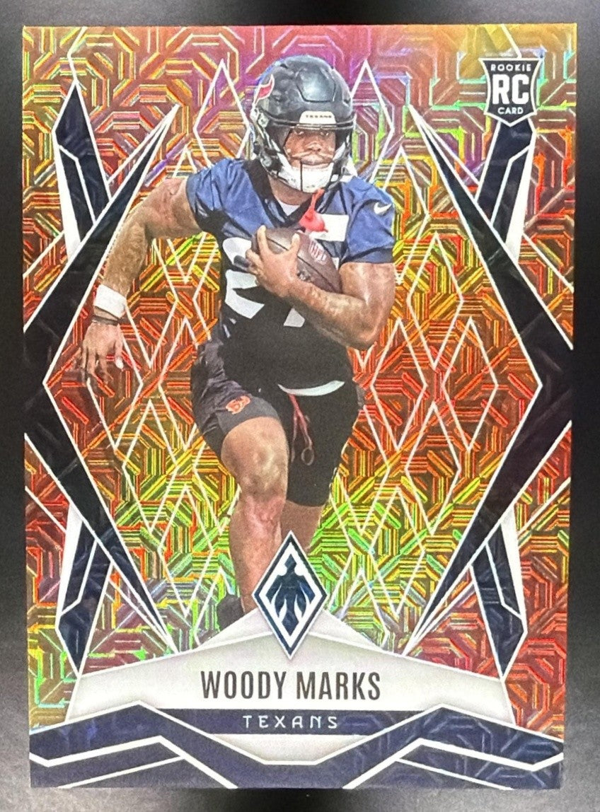 2025 Panini Phoenix Factory Set Woody Marks #236 Rookies Fireburst /350 RC