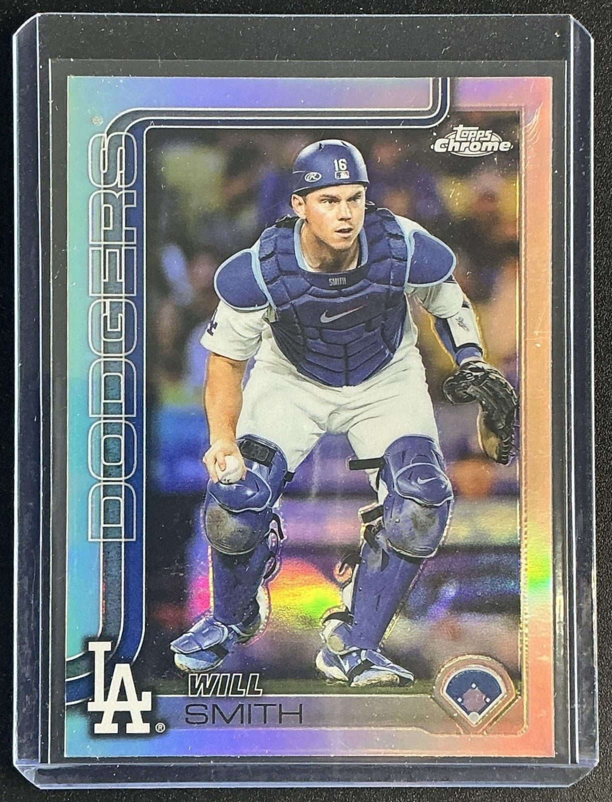 WILL SMITH 2025 TOPPS CHROME UPDATE #USC196 REFRACTOR DODGERS