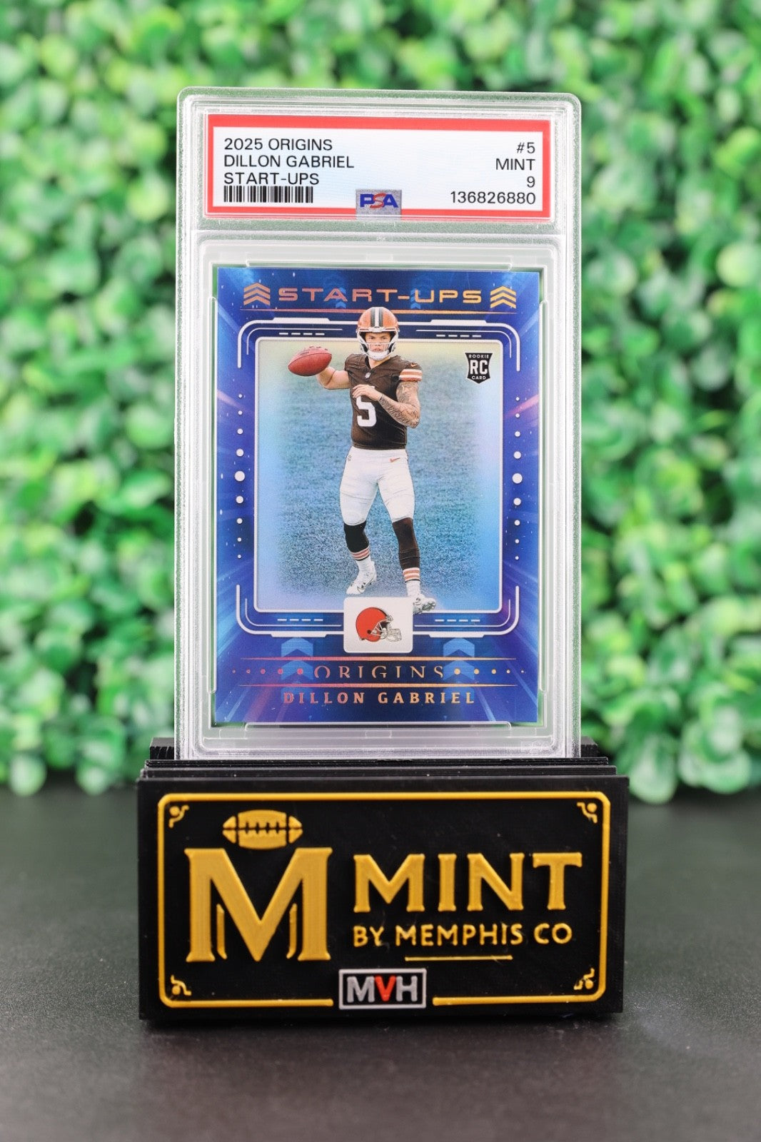 DILLON GABRIEL 2025 PANINI ORIGINS START-UPS #5 RC PSA 9