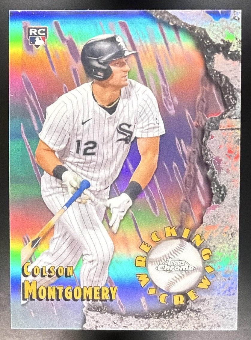 COLSON MONTGOMERY 2026 TOPPS CHROME #WC-23 WRECKING CREW RC WHITE SOX