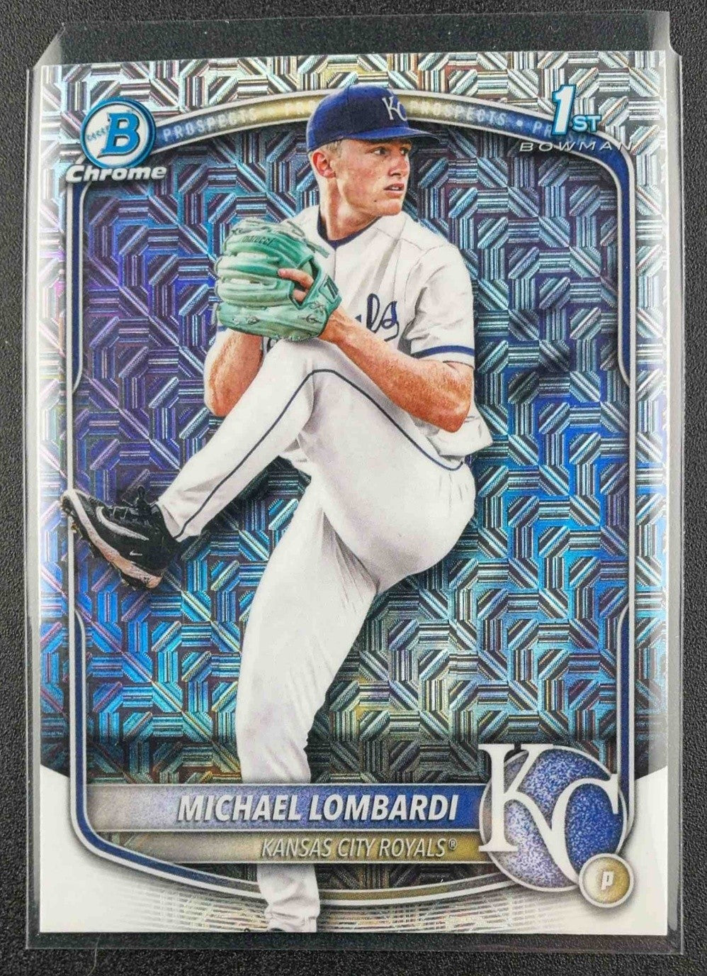 2025 Bowman Draft Michael Lombardi #BDC-118 Chrome Mojo Refractor 1st Prospect