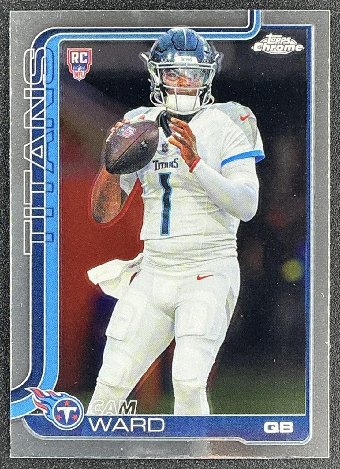 CAM WARD 2025 TOPPS CHROME #314 ROOKIE RC TITANS