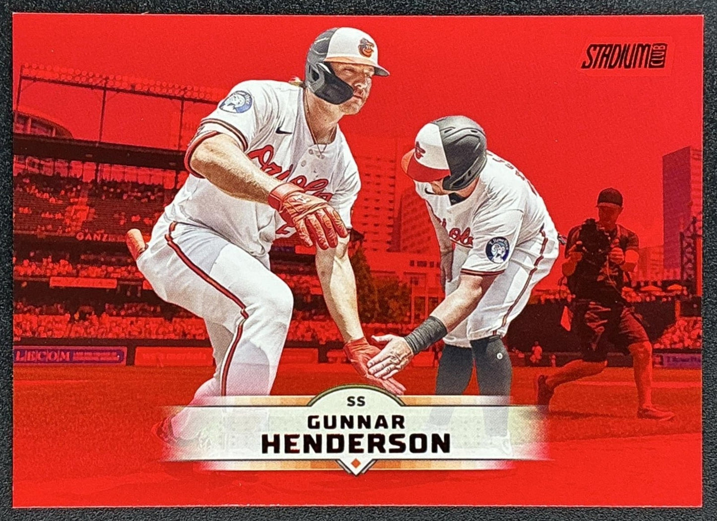 GUNNAR HENDERSON 2025 TOPPS STADIUM CLUB #96 RED FOIL ORIOLES