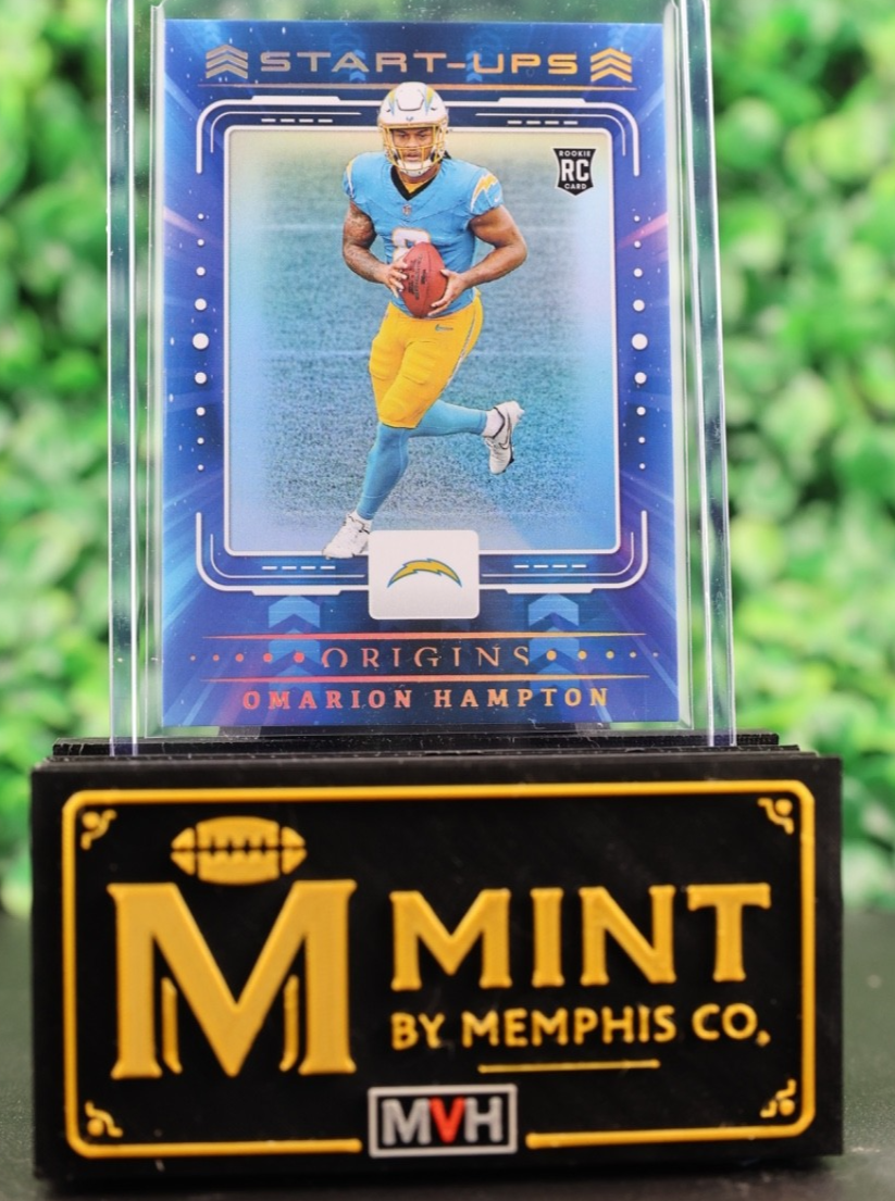 OMARION HAMPTON 2025 PANINI ORIGINS START-UPS #11 RC CHARGERS