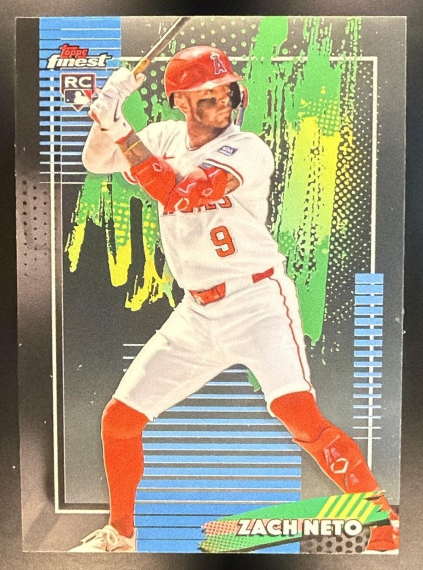 ZACH NETO 2026 TOPPS FINEST #38 RC ANGELS