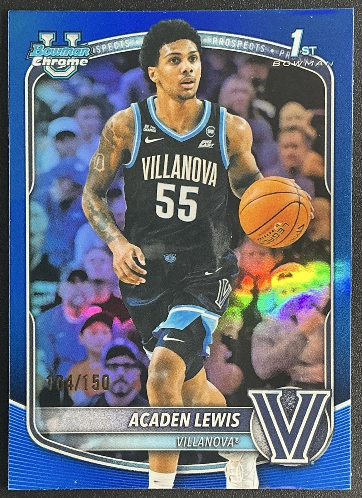 2025 Bowman Acaden Lewis #BCP-14 Chrome Blue Refractor /150 1st Prospect
