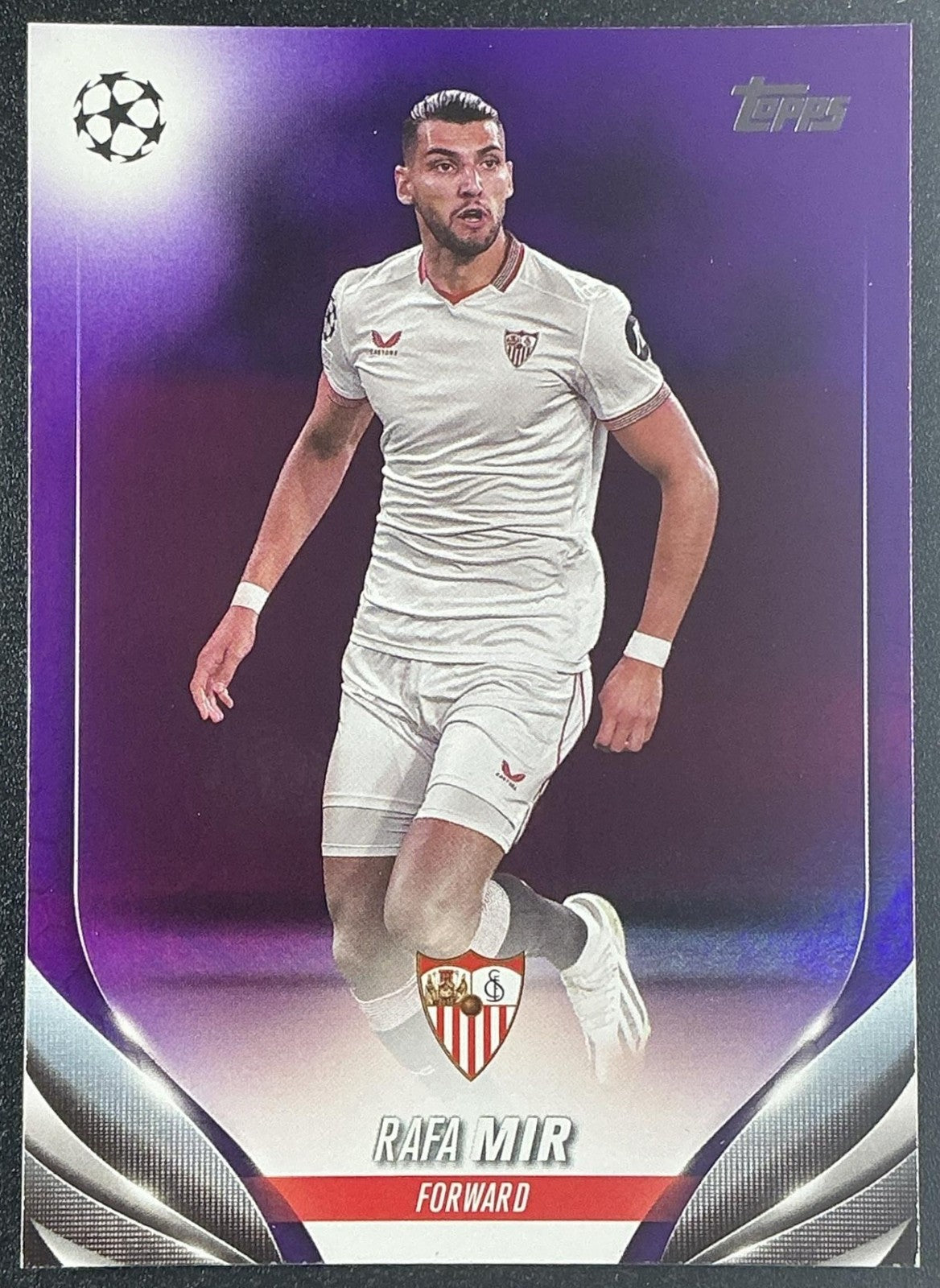 RAFA MIR 2023-24 TOPPS UEFA CLUB COMPETITIONS #62 PURPLE FOILBOARD 198/299
